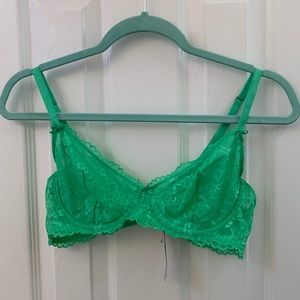 SAVAGExFENTY Bralette - very cute lime green, sheer!